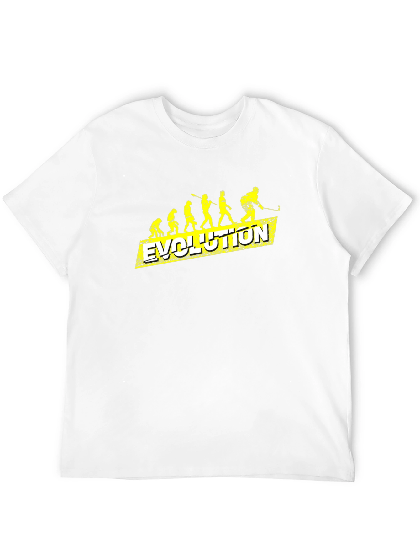 Hockey Evolution Graphic T-Shirt - Cool Sports Tee