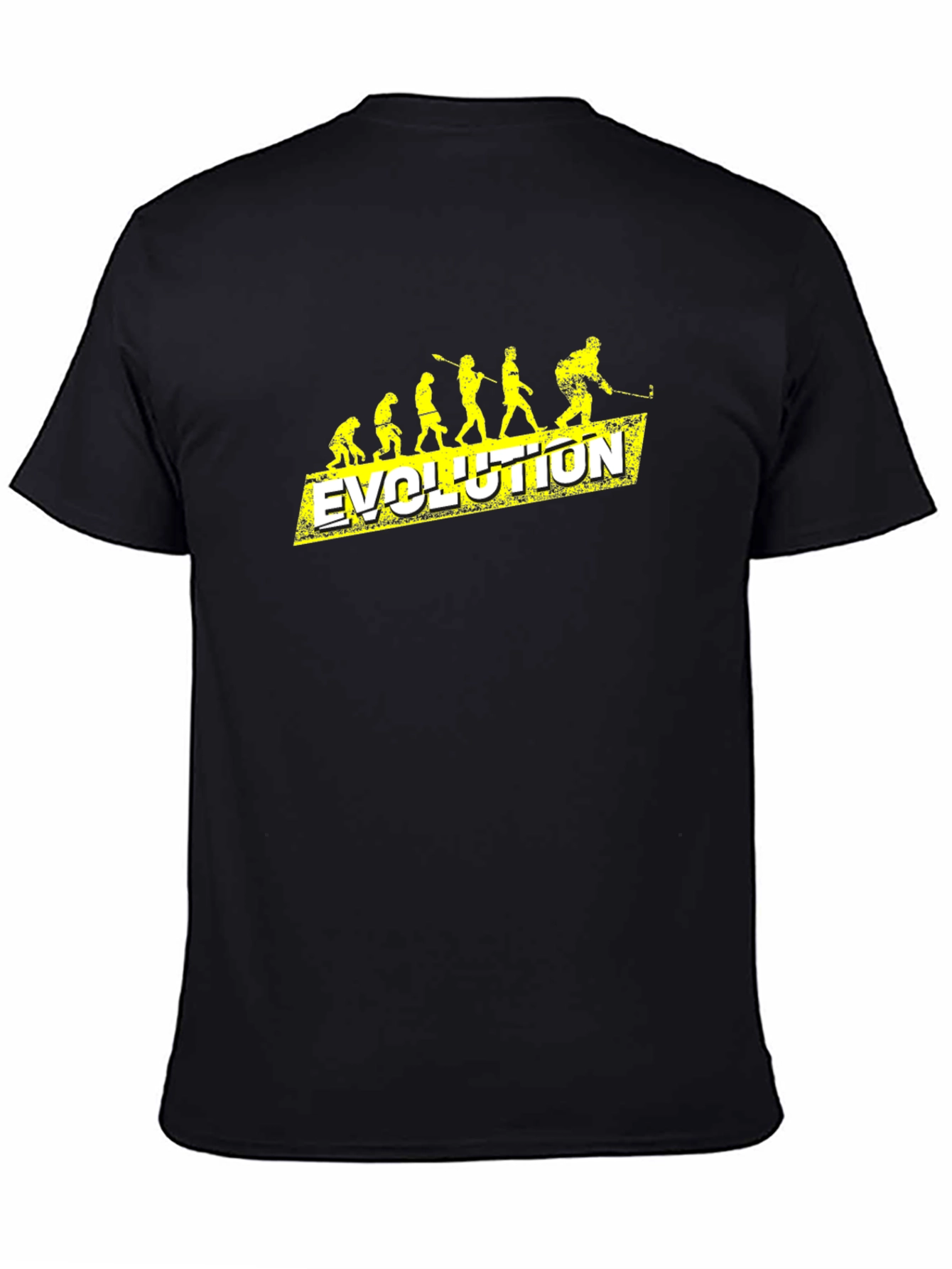 Hockey Evolution Graphic T-Shirt - Cool Sports Tee