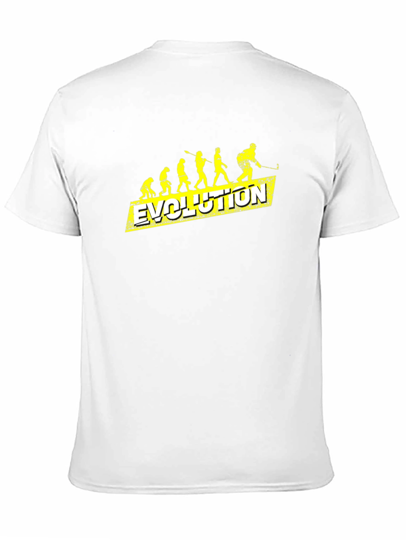 Hockey Evolution Graphic T-Shirt - Cool Sports Tee