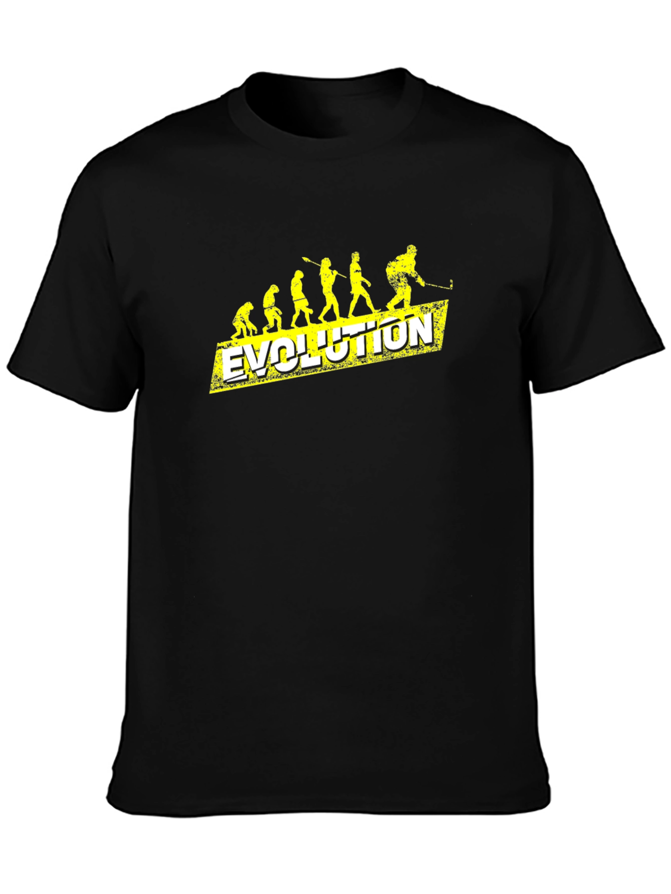 Hockey Evolution Graphic T-Shirt - Cool Sports Tee