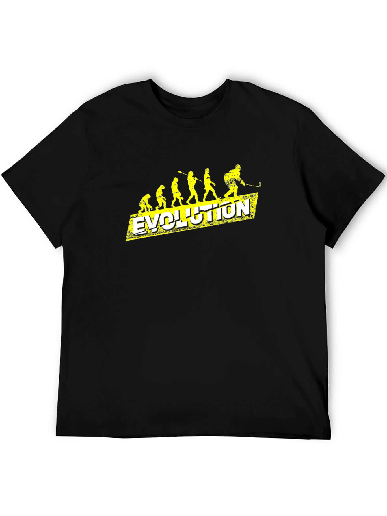 Hockey Evolution Graphic T-Shirt - Cool Sports Tee