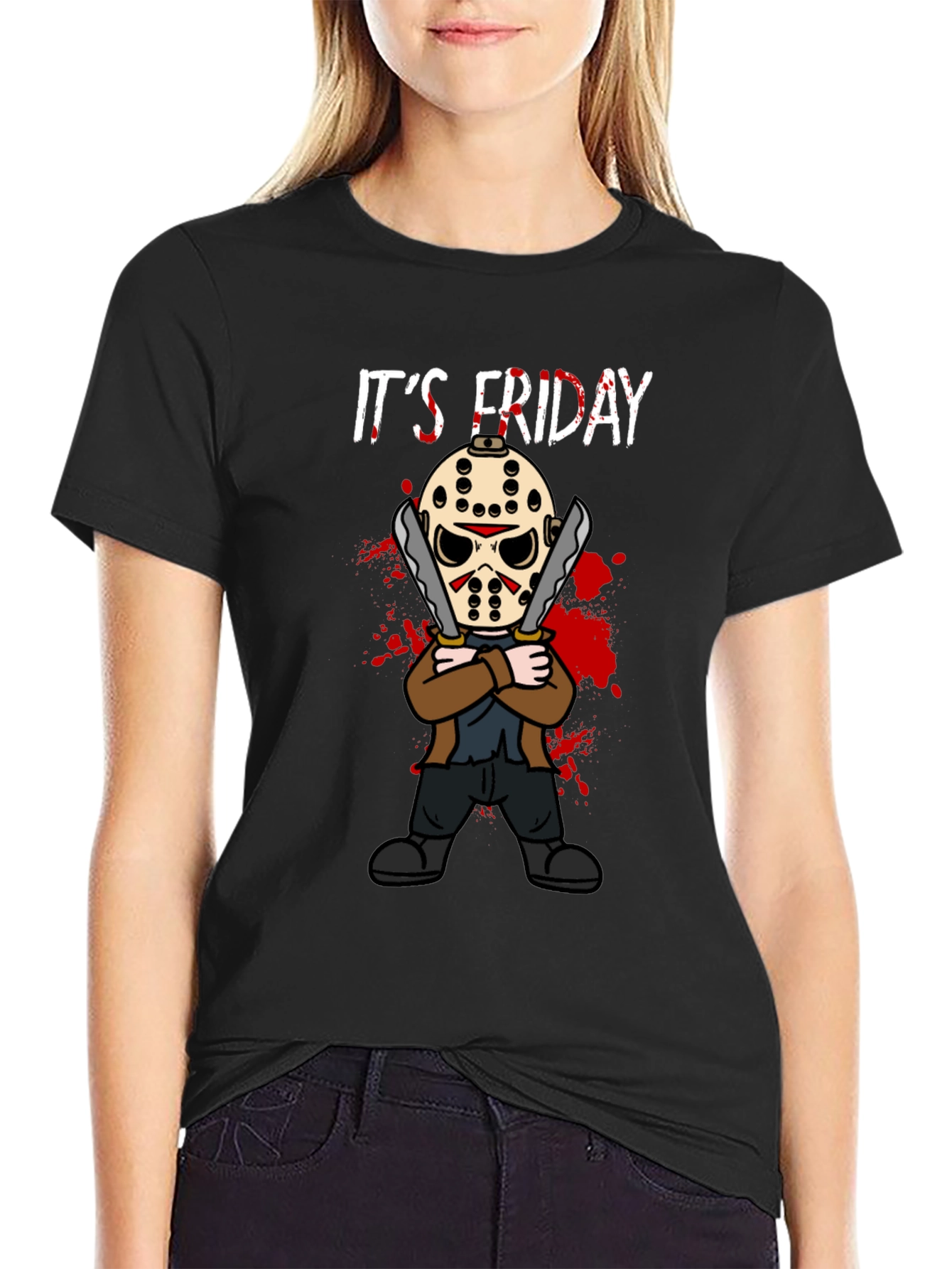 Its Friday T-Shirt Jason Voorhees Graphic Tee