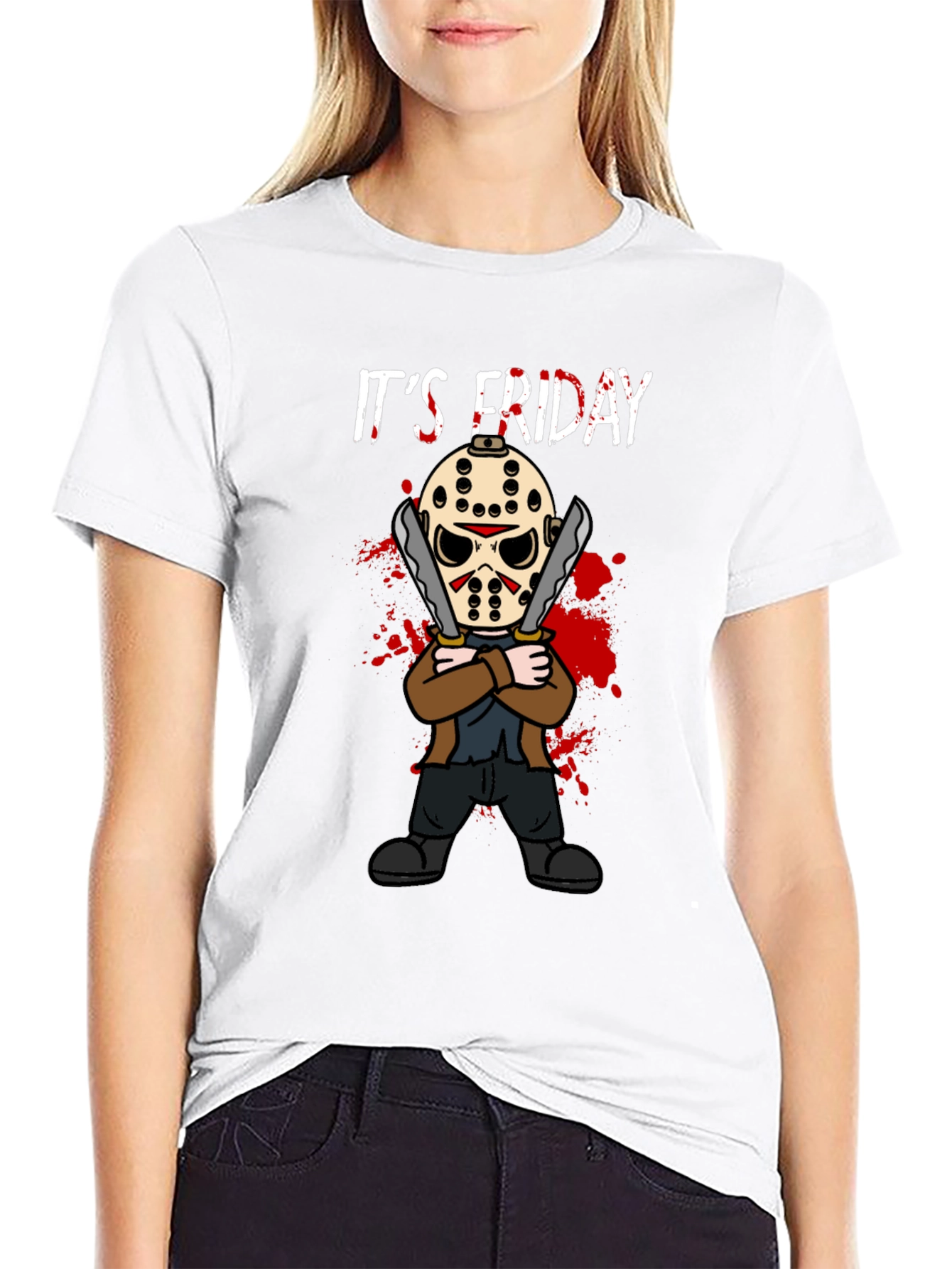 Its Friday T-Shirt Jason Voorhees Graphic Tee