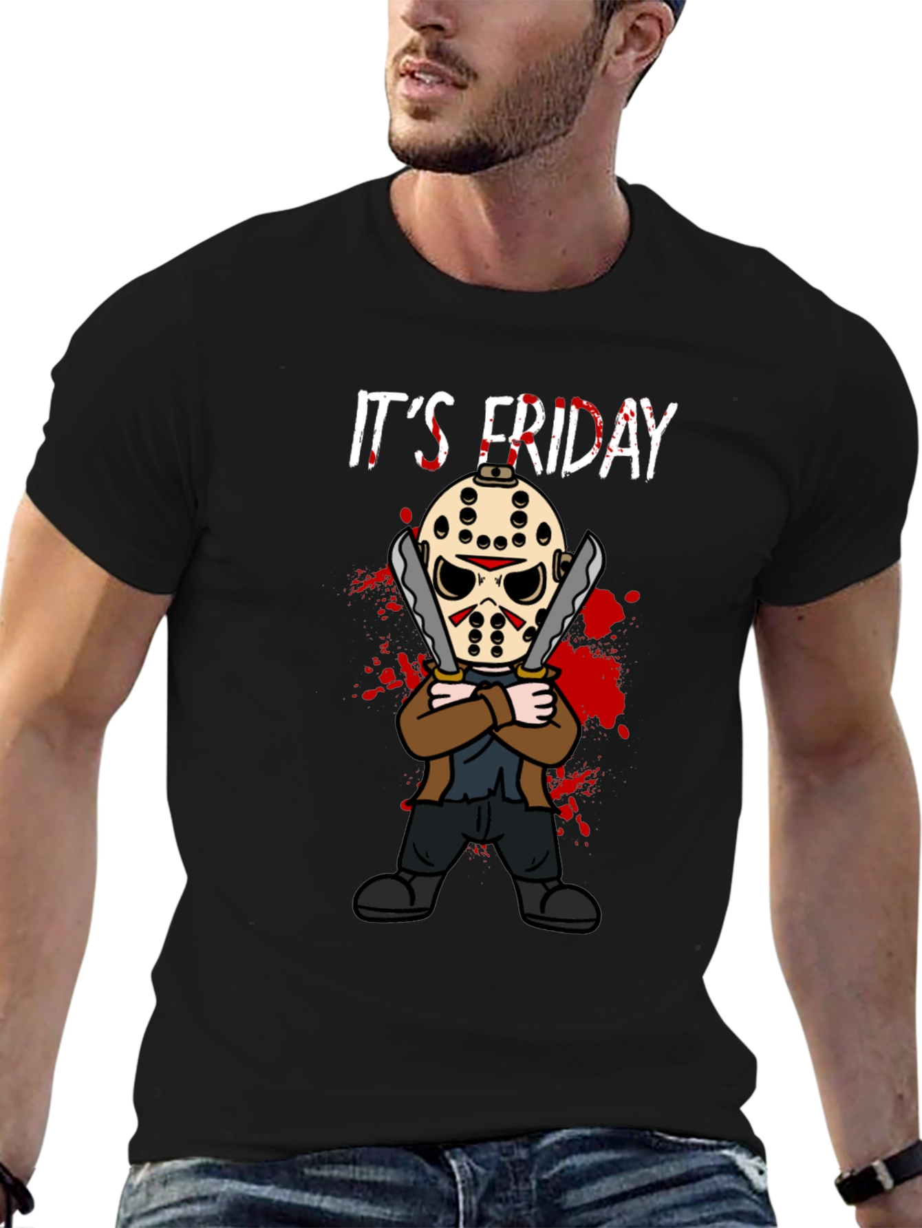Its Friday T-Shirt Jason Voorhees Graphic Tee