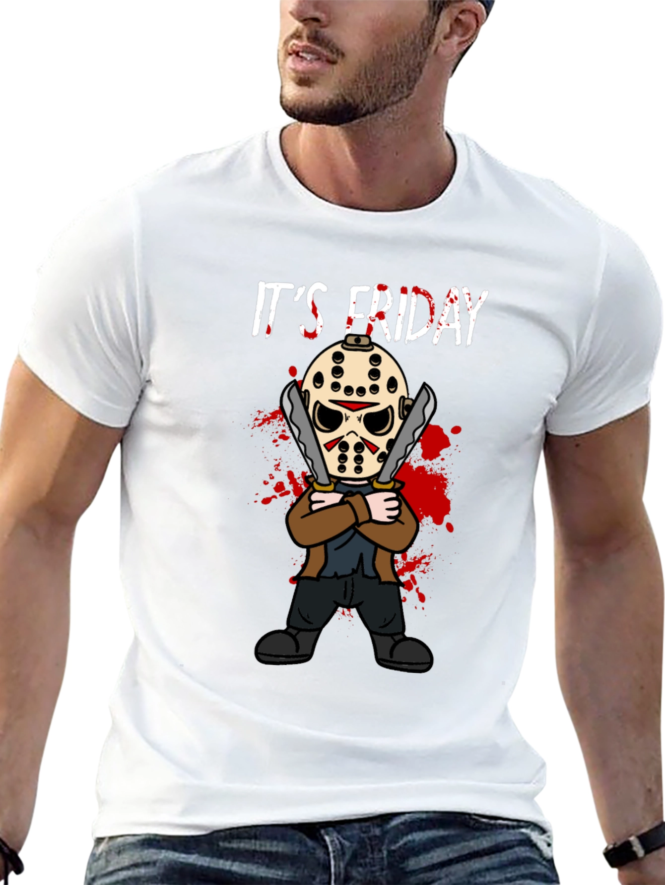 Its Friday T-Shirt Jason Voorhees Graphic Tee