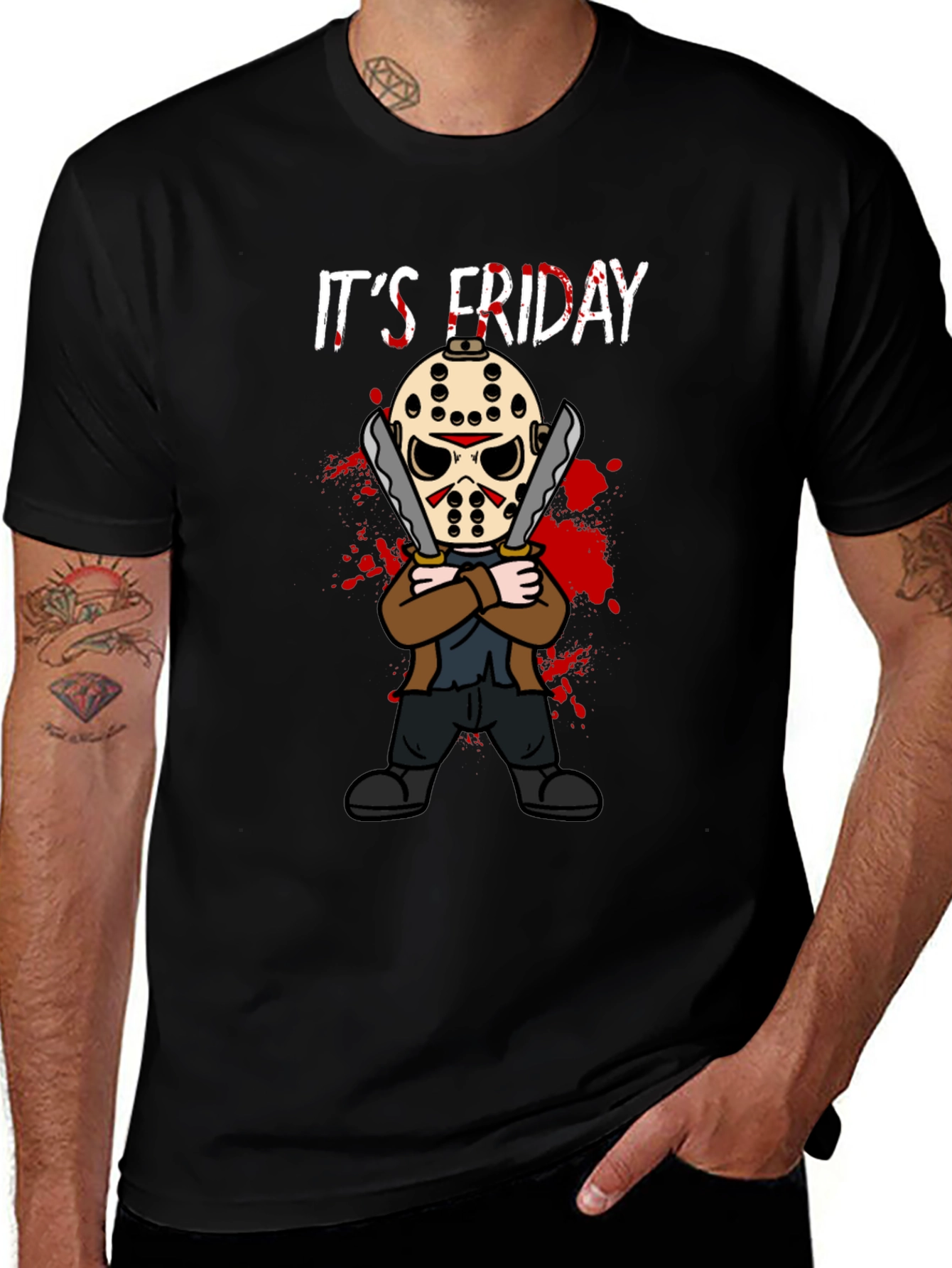 Its Friday T-Shirt Jason Voorhees Graphic Tee