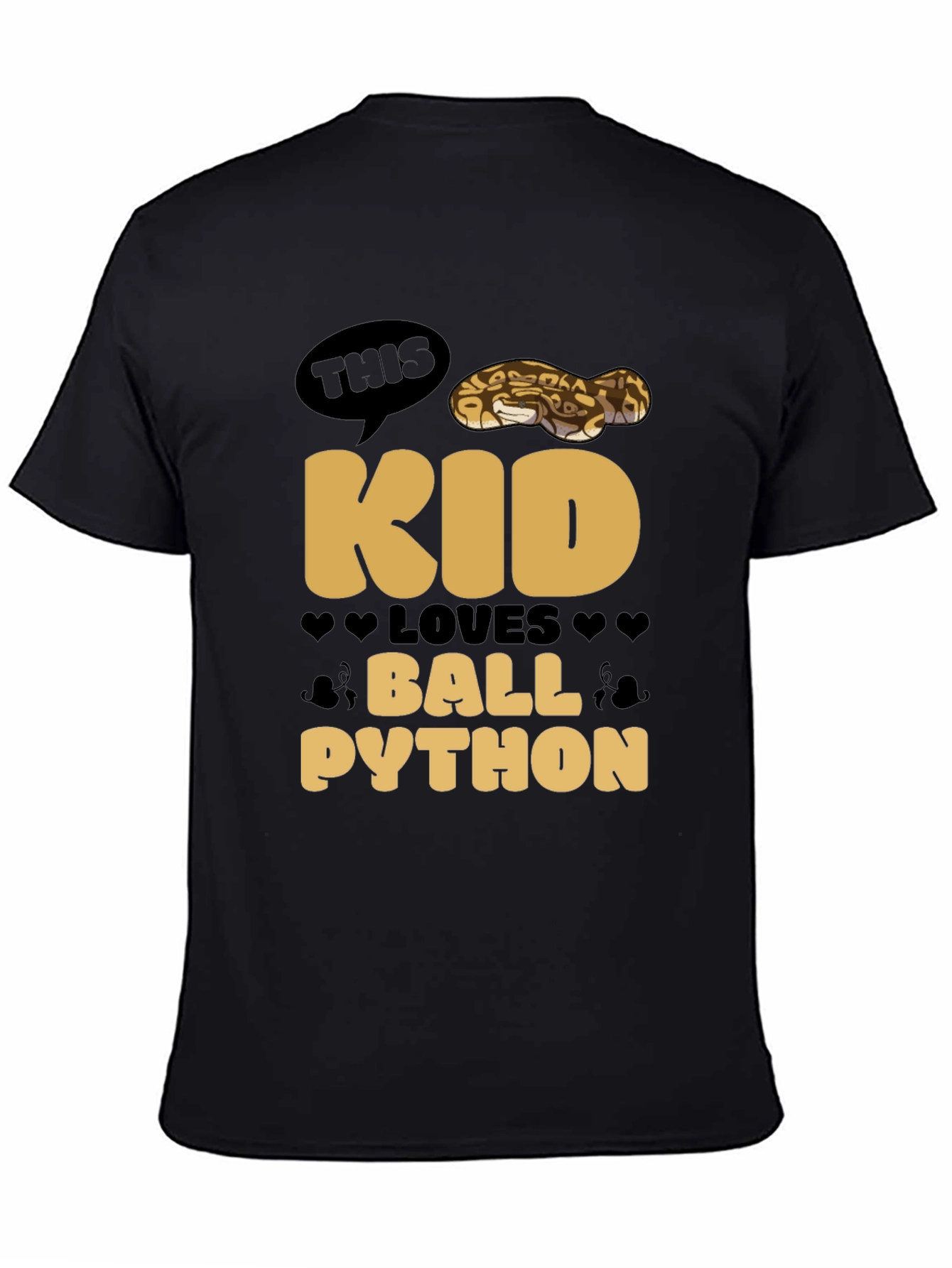 Kid Loves Ball Python T-Shirt - Reptile Lover Tee