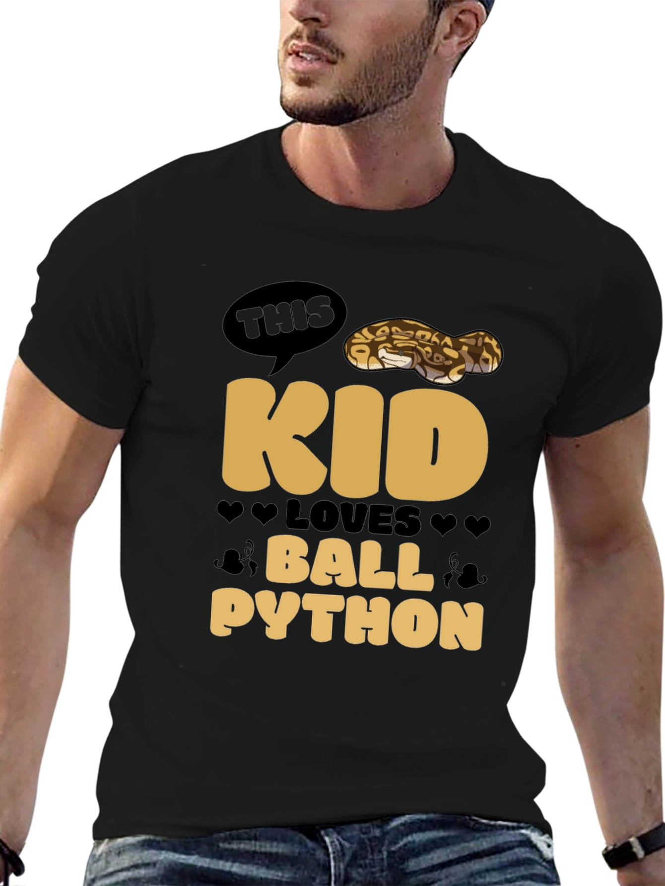 Kid Loves Ball Python T-Shirt - Reptile Lover Tee