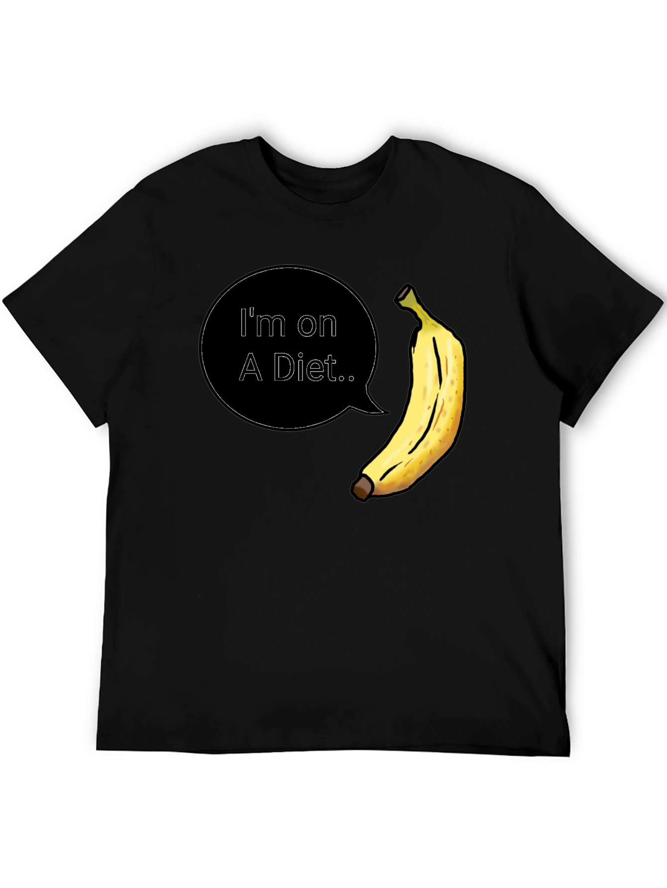 Diet Banana T-Shirt - Funny Mens Tee