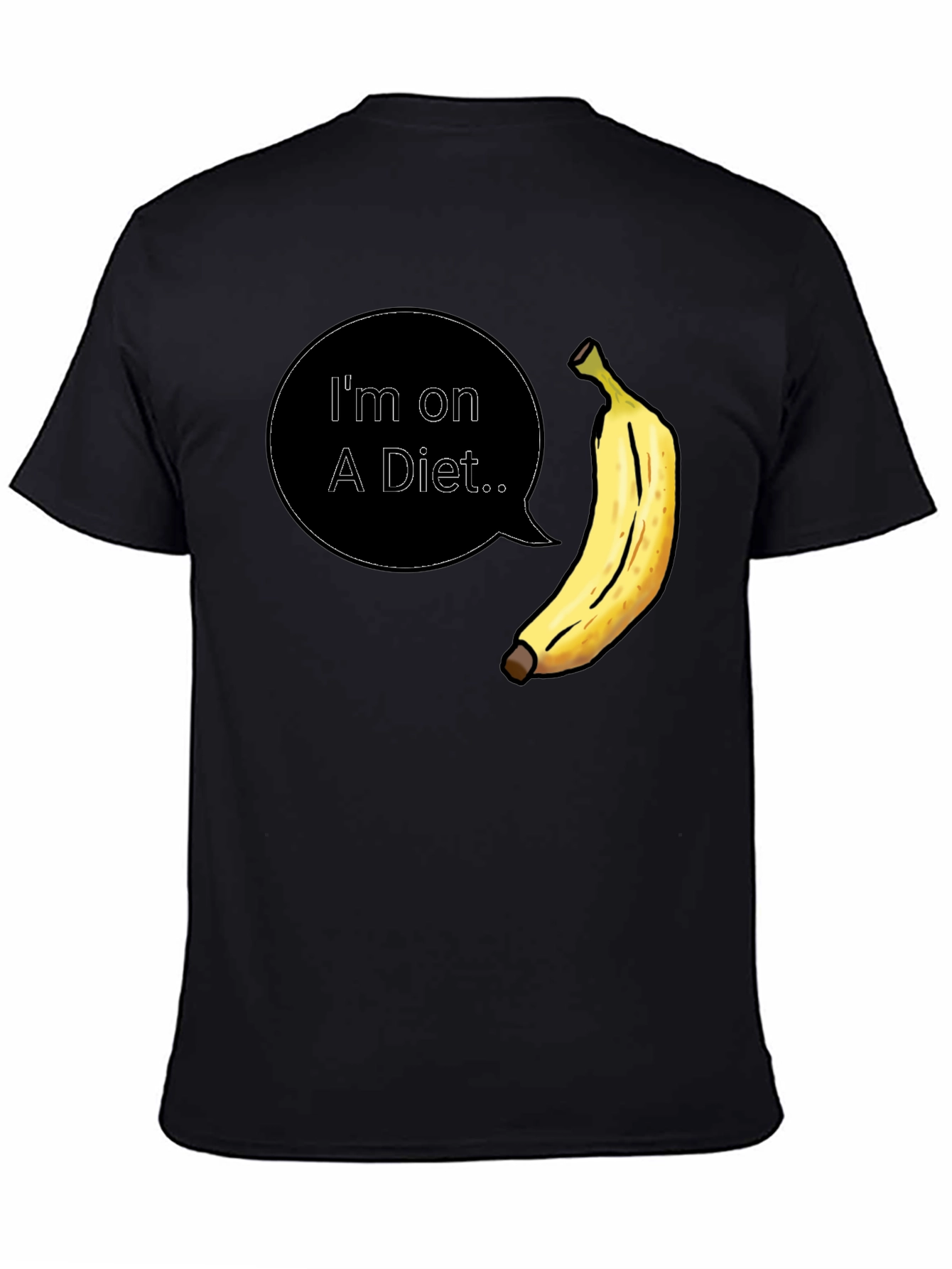 Diet Banana T-Shirt - Funny Mens Tee