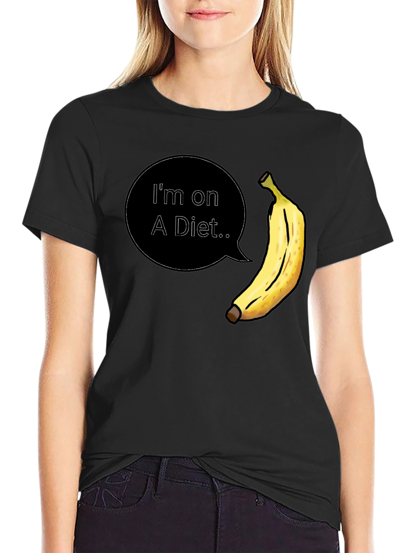 Diet Banana T-Shirt - Funny Mens Tee