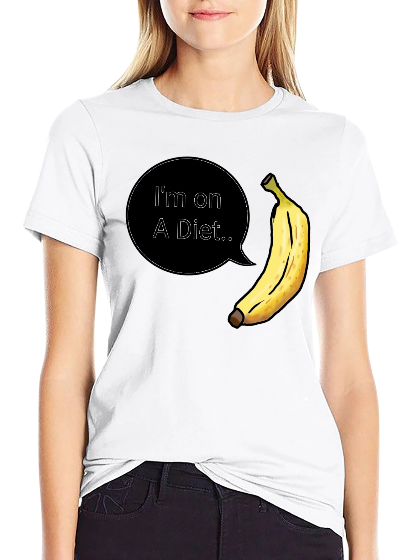 Diet Banana T-Shirt - Funny Mens Tee