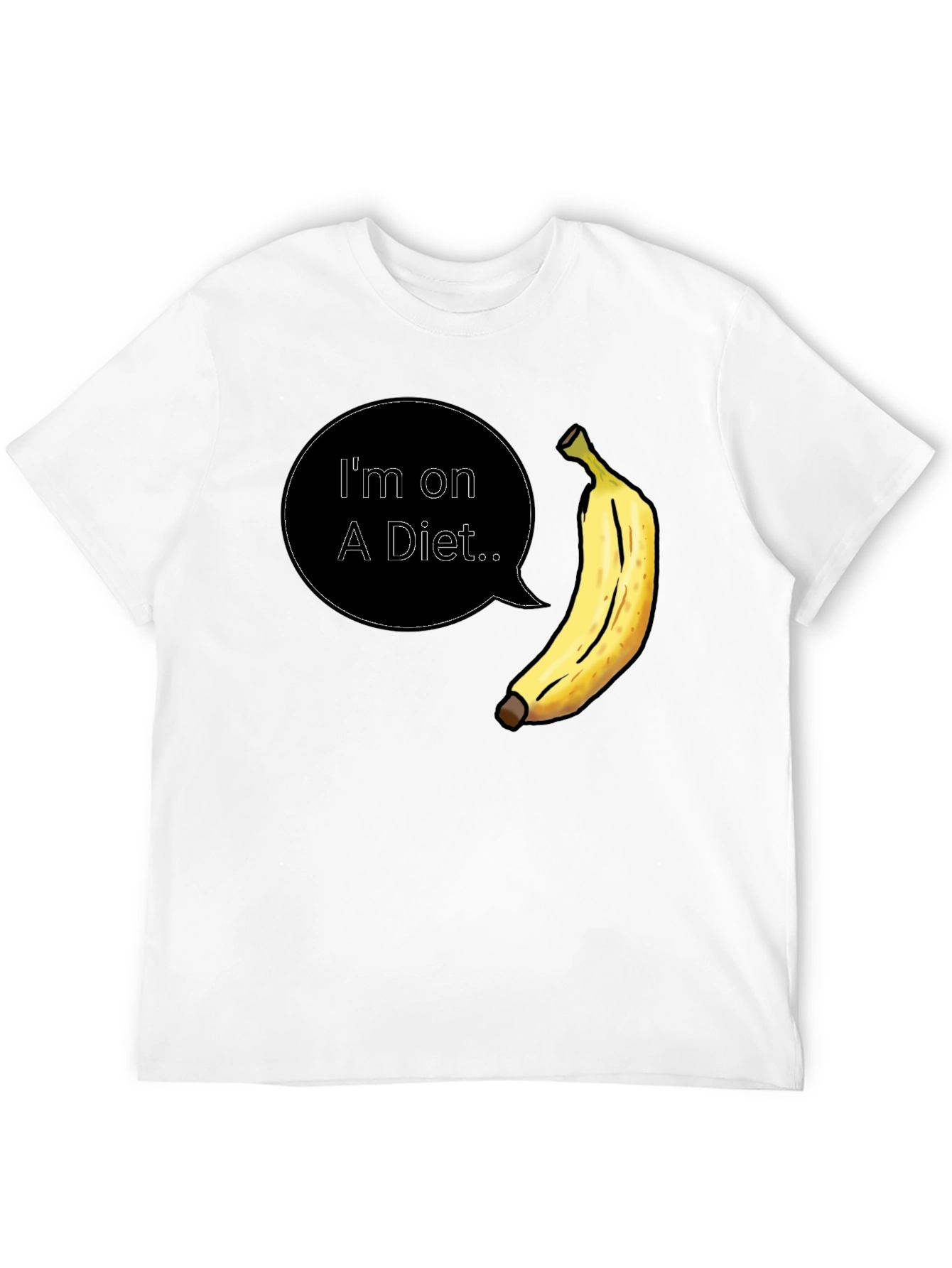 Diet Banana T-Shirt - Funny Mens Tee