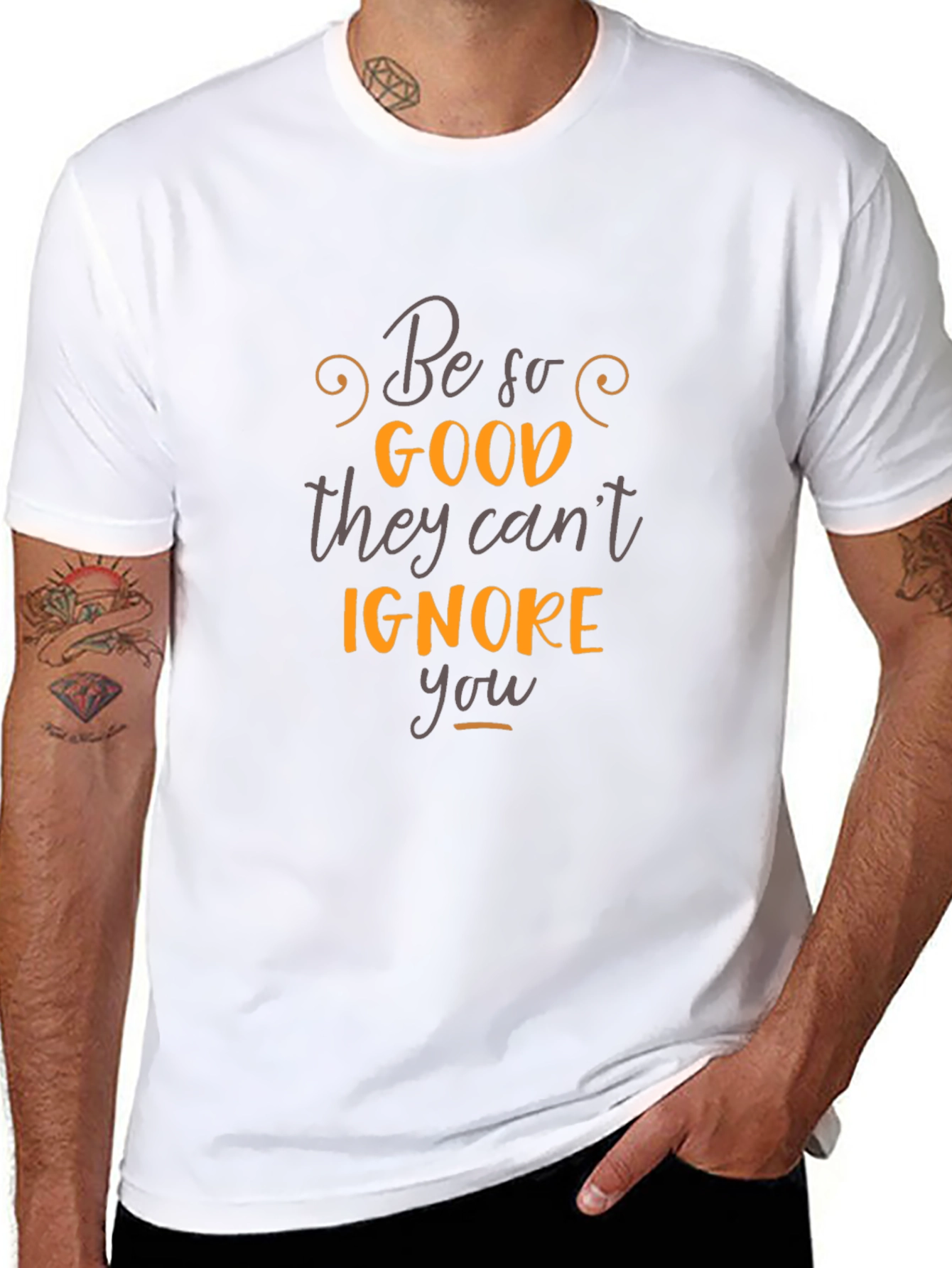 Inspirational Quote Graphic T-Shirt - Be So Good