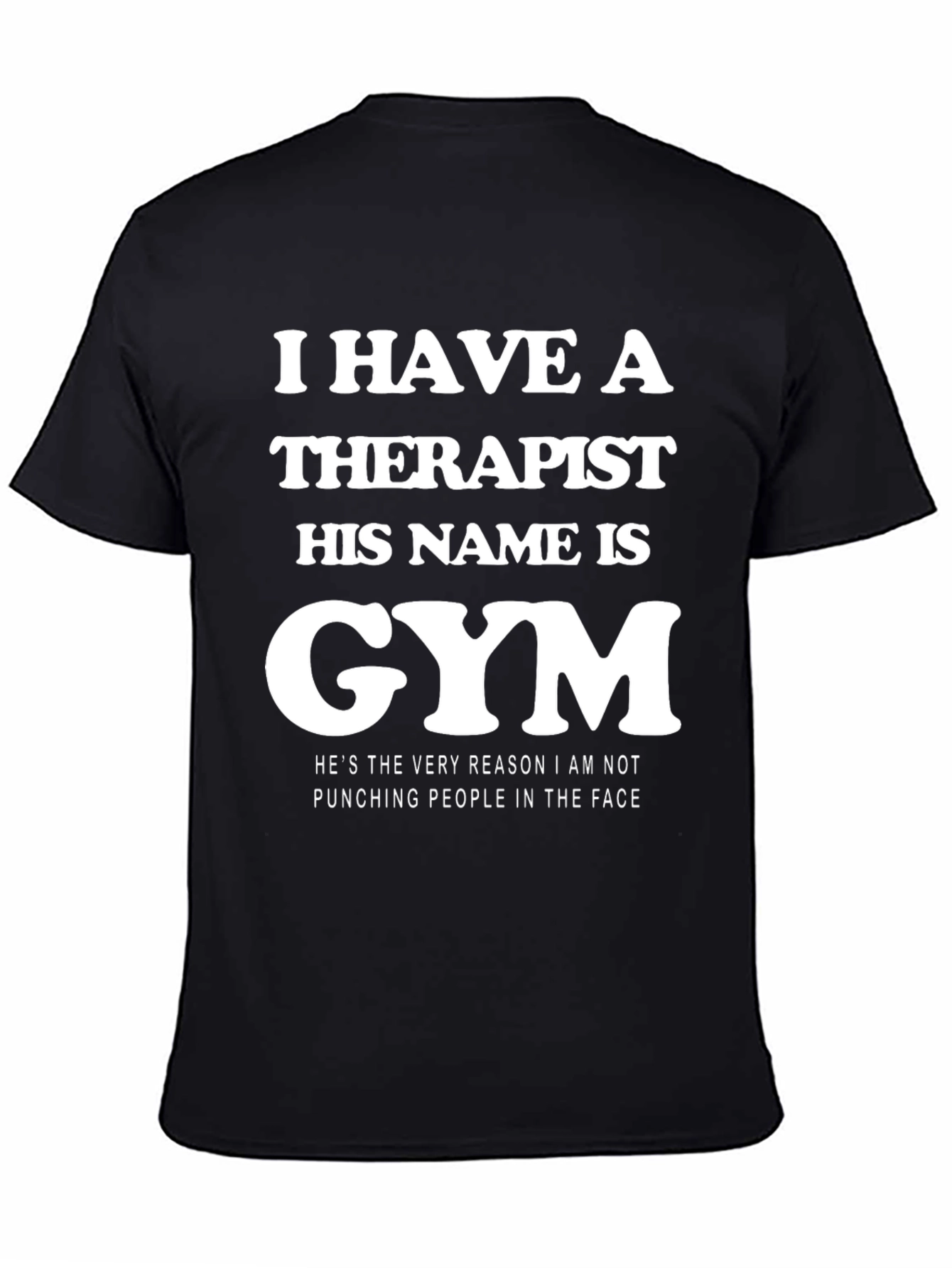 Gym Therapy T-Shirt: Punching People Alternative