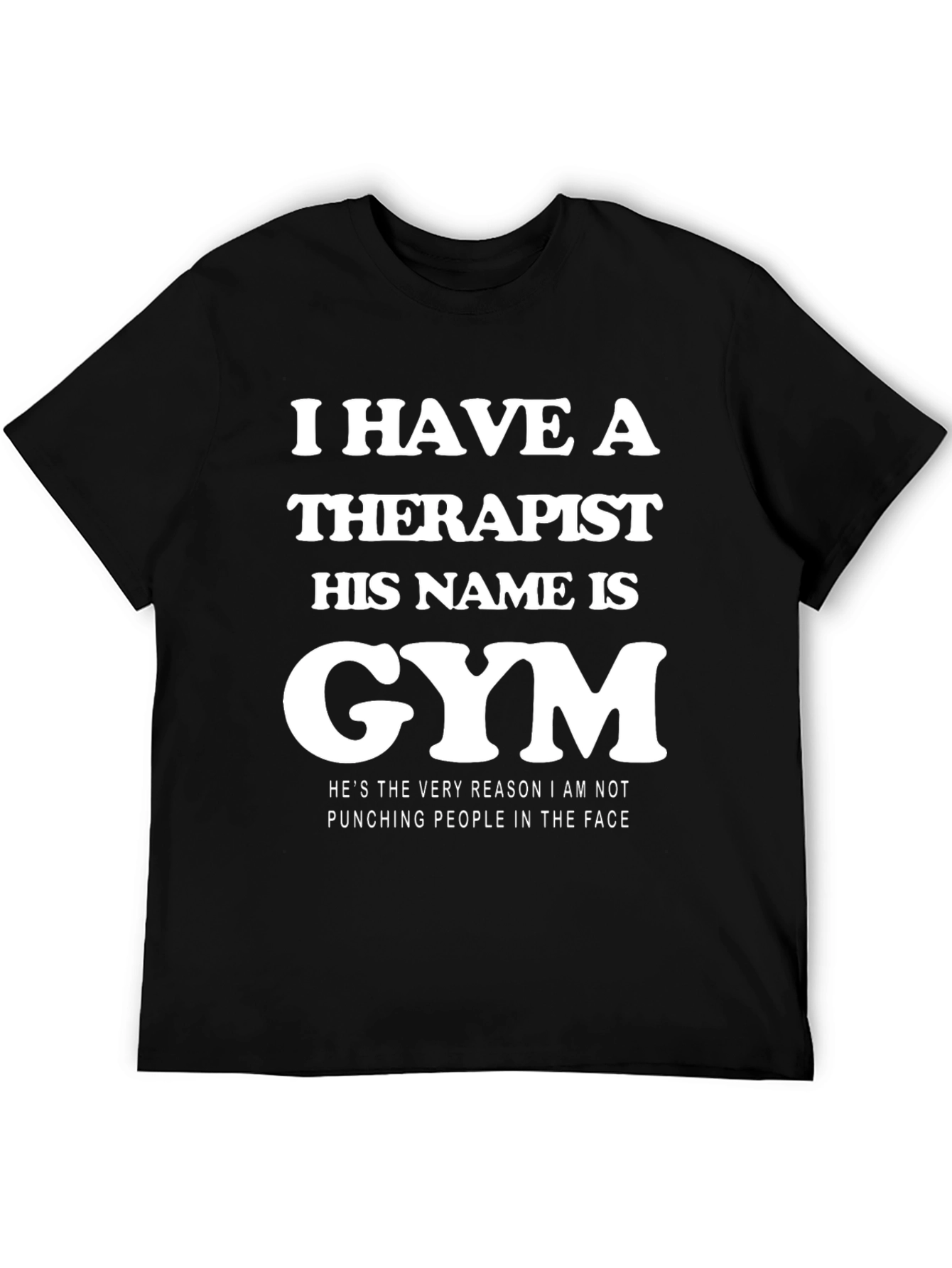 Gym Therapy T-Shirt: Punching People Alternative
