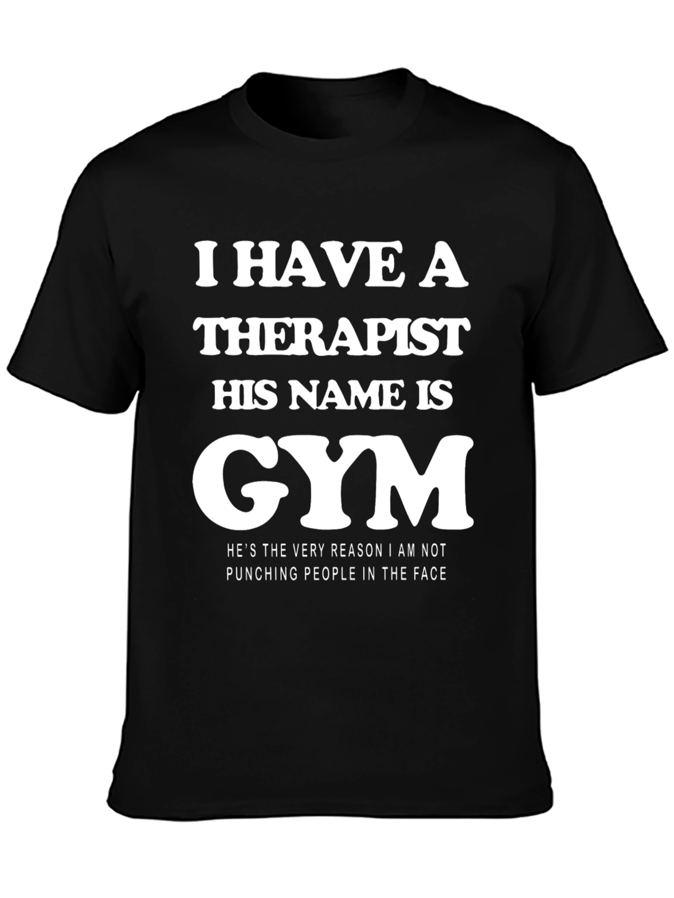 Gym Therapy T-Shirt: Punching People Alternative