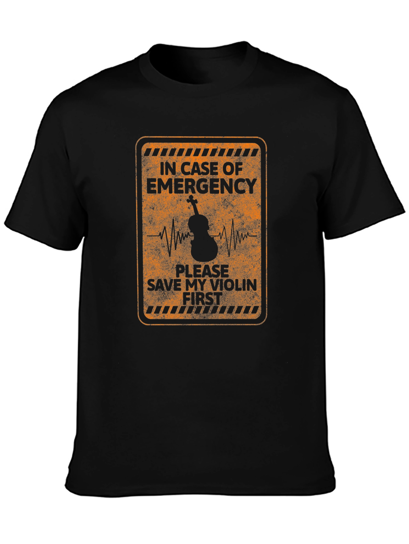 Emergency Violin T-Shirt - Music Lover Tee