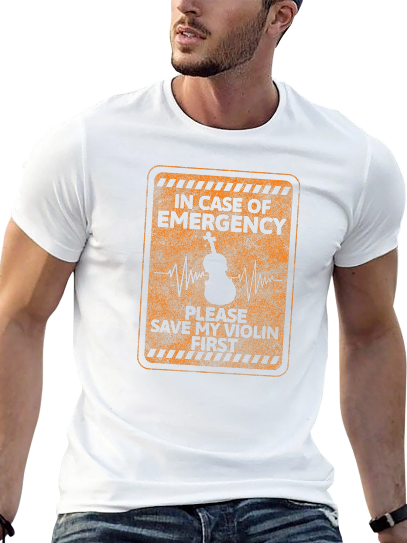 Emergency Violin T-Shirt - Music Lover Tee