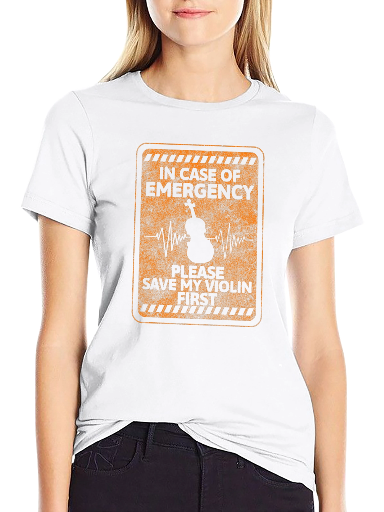 Emergency Violin T-Shirt - Music Lover Tee