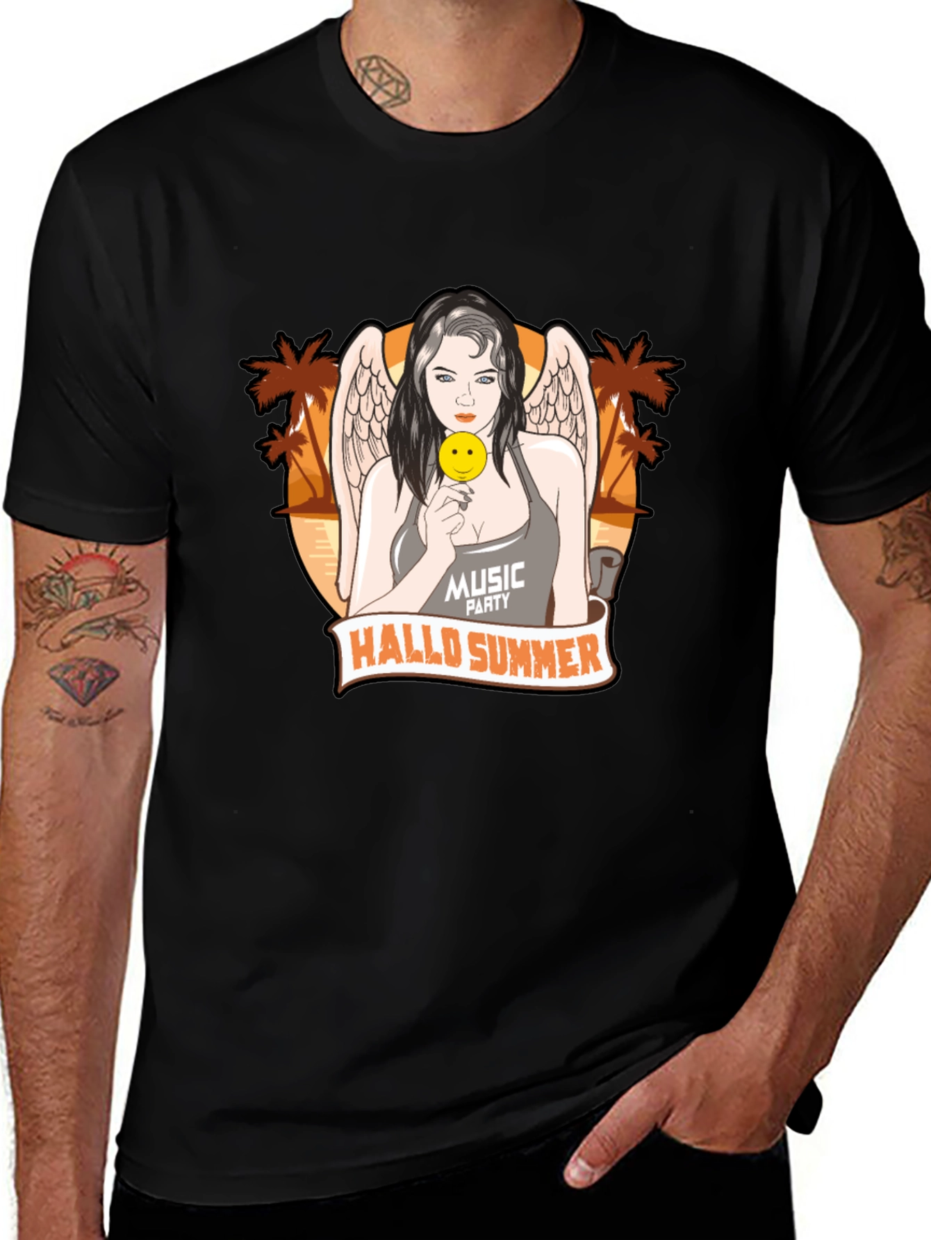 Hallo Summer Graphic T-Shirt