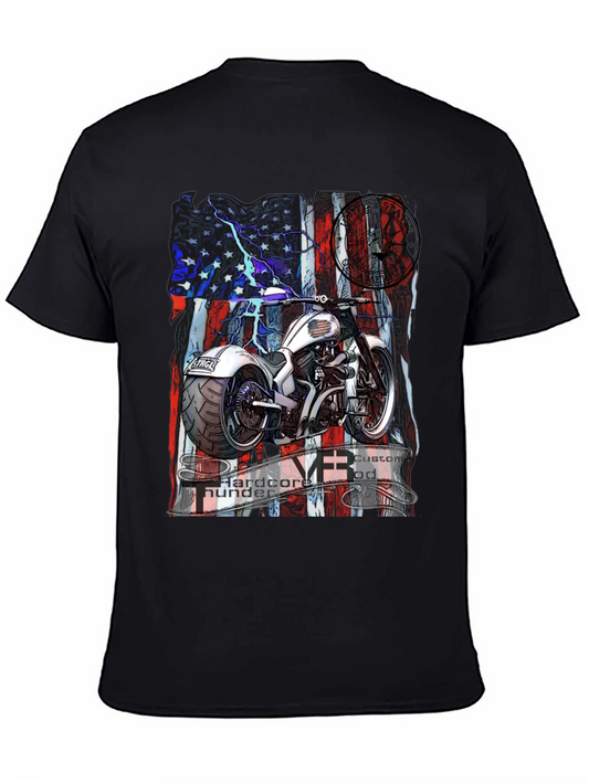 Motorcycle Hardcore Thunder Custom T-Shirt