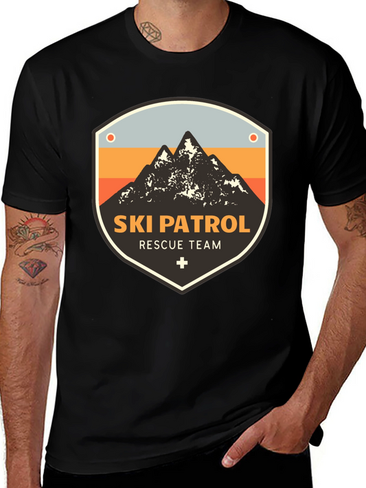 Ski Patrol Rescue Team Graphic T-Shirt