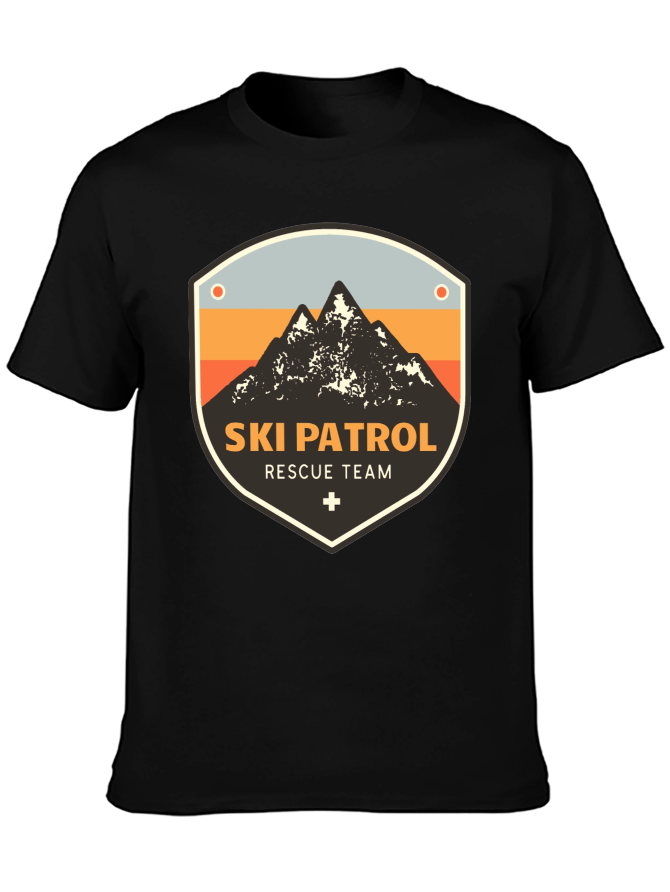 Ski Patrol Rescue Team Graphic T-Shirt