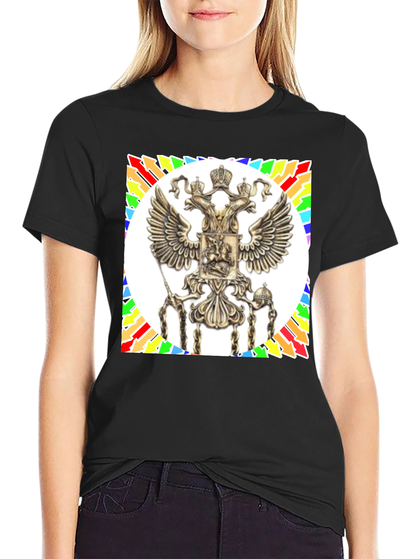 Emblem Graphic Print Tee - Stylish Casual Wear