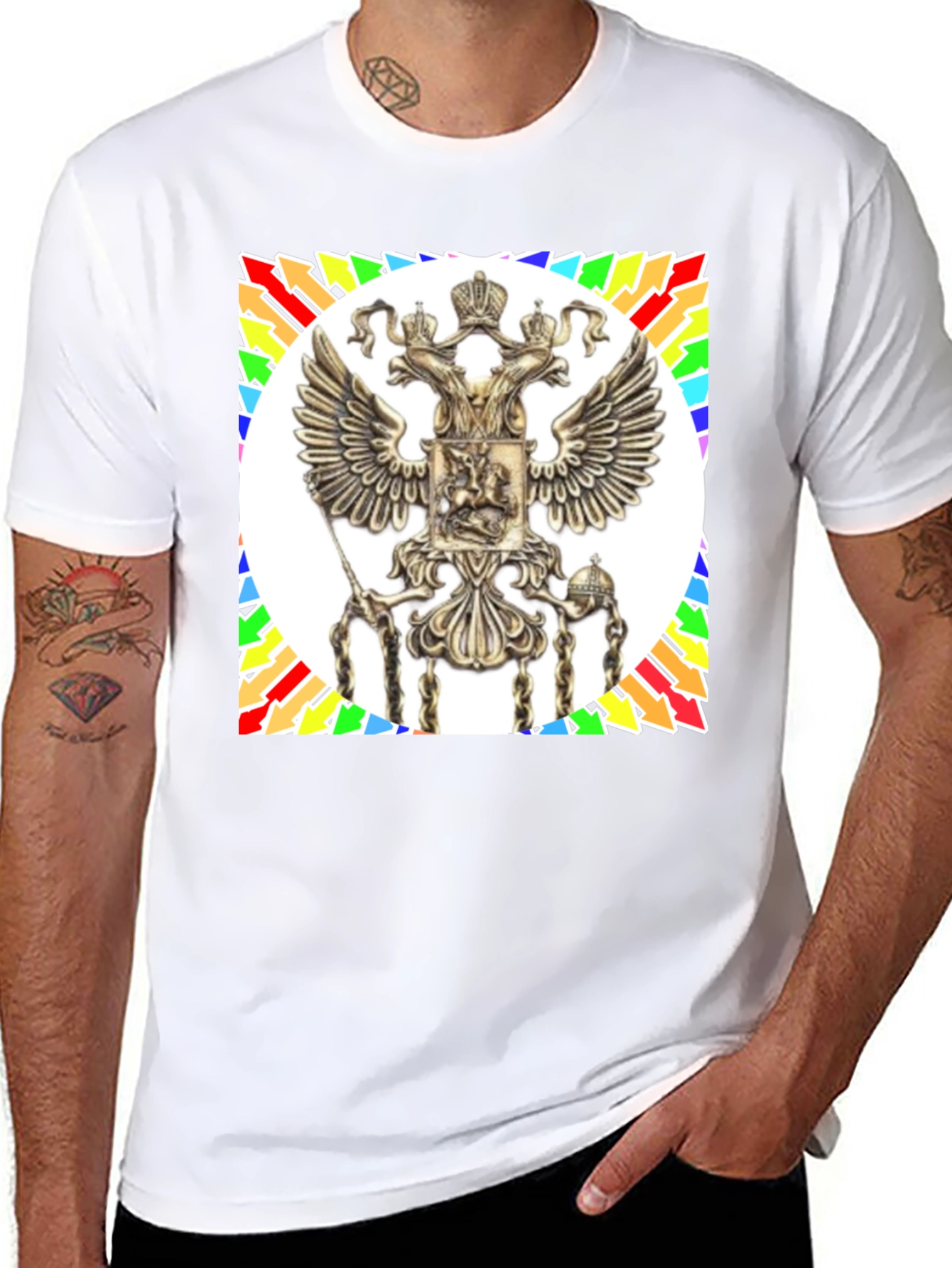 Emblem Graphic Print Tee - Stylish Casual Wear