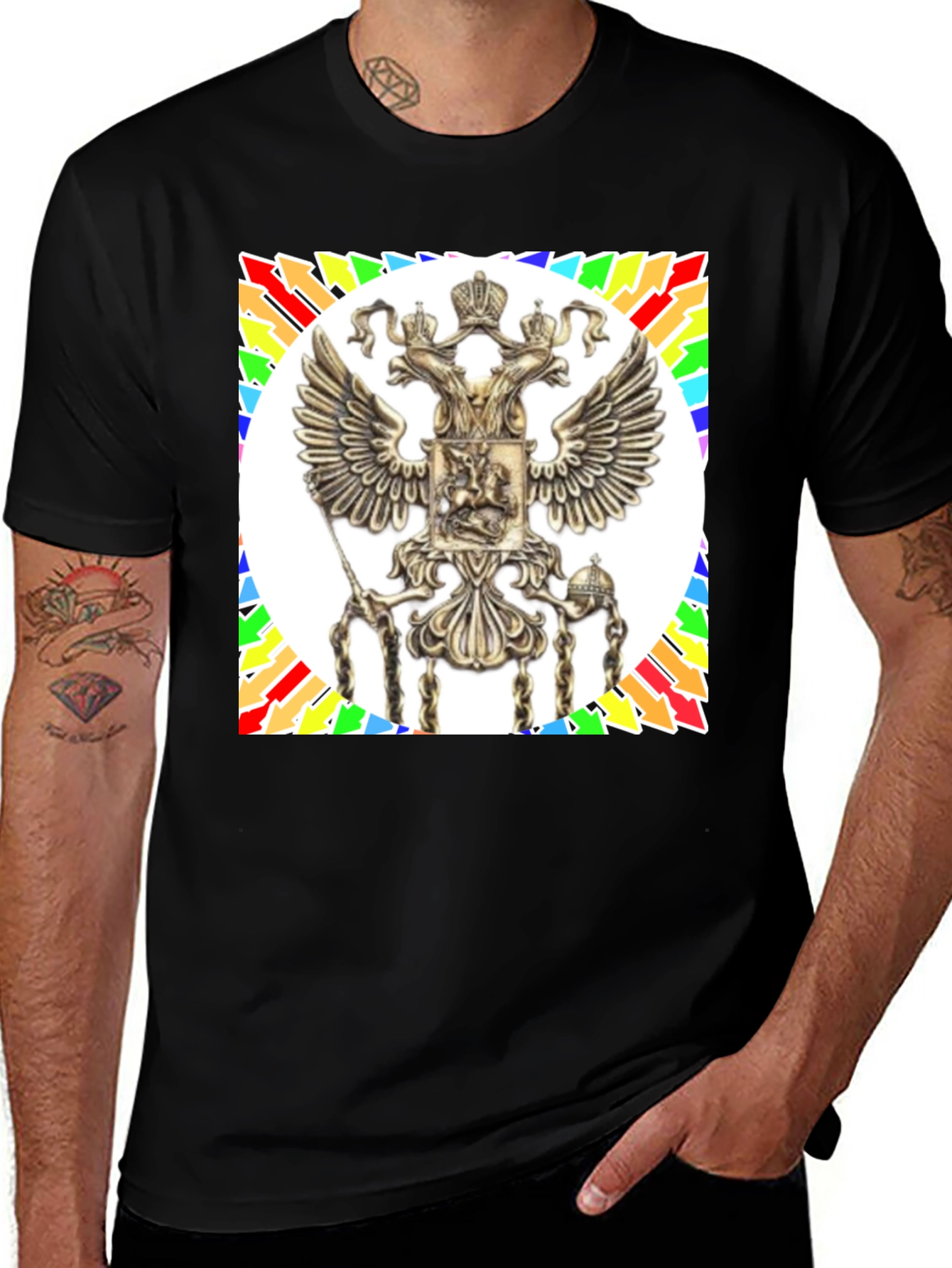 Emblem Graphic Print Tee - Stylish Casual Wear