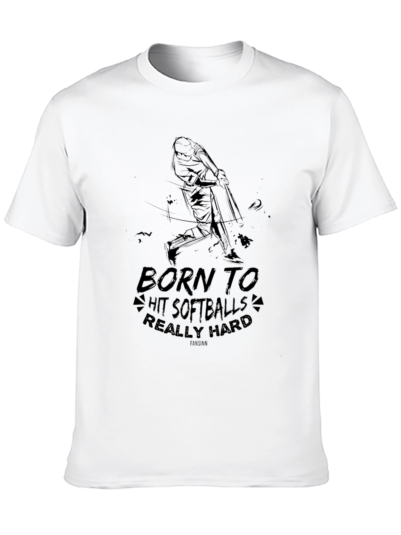 Born To Hit Softballs T-Shirt