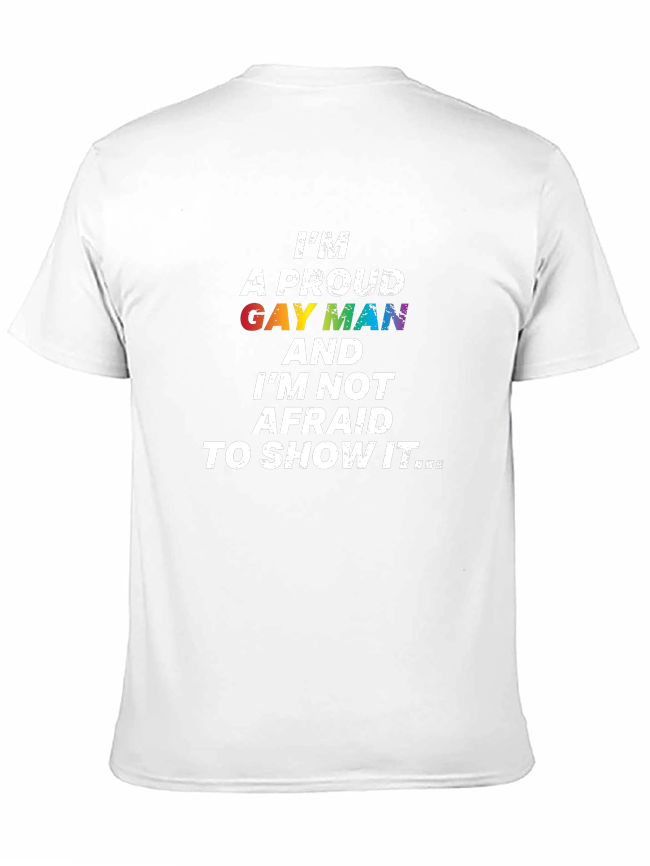 Proud Gay Man LGBTQ+ Pride T-Shirt