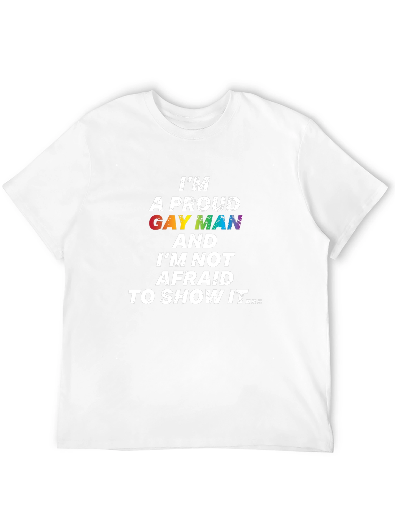 Proud Gay Man LGBTQ+ Pride T-Shirt