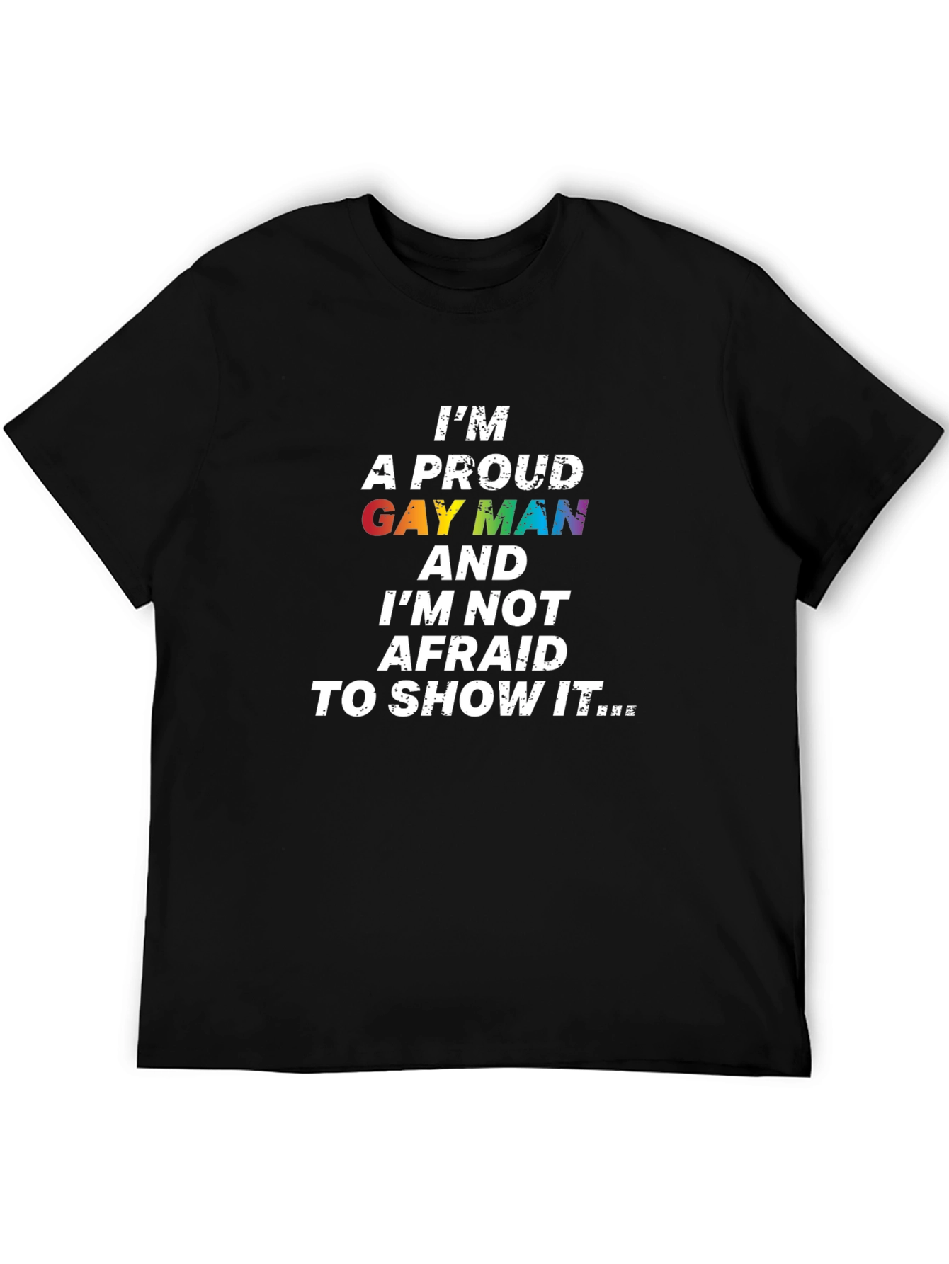 Proud Gay Man LGBTQ+ Pride T-Shirt