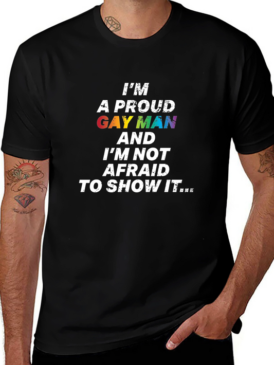 Proud Gay Man LGBTQ+ Pride T-Shirt