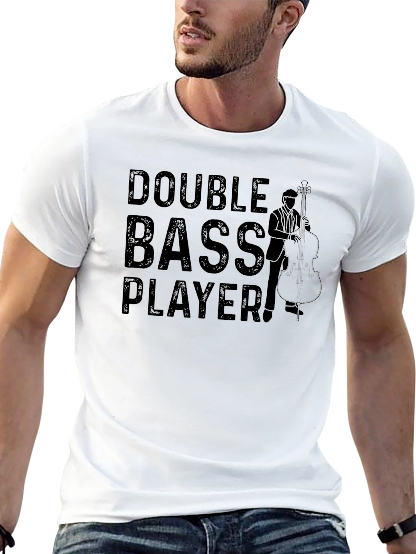 Double Bass Player T-Shirt - Musician Tee