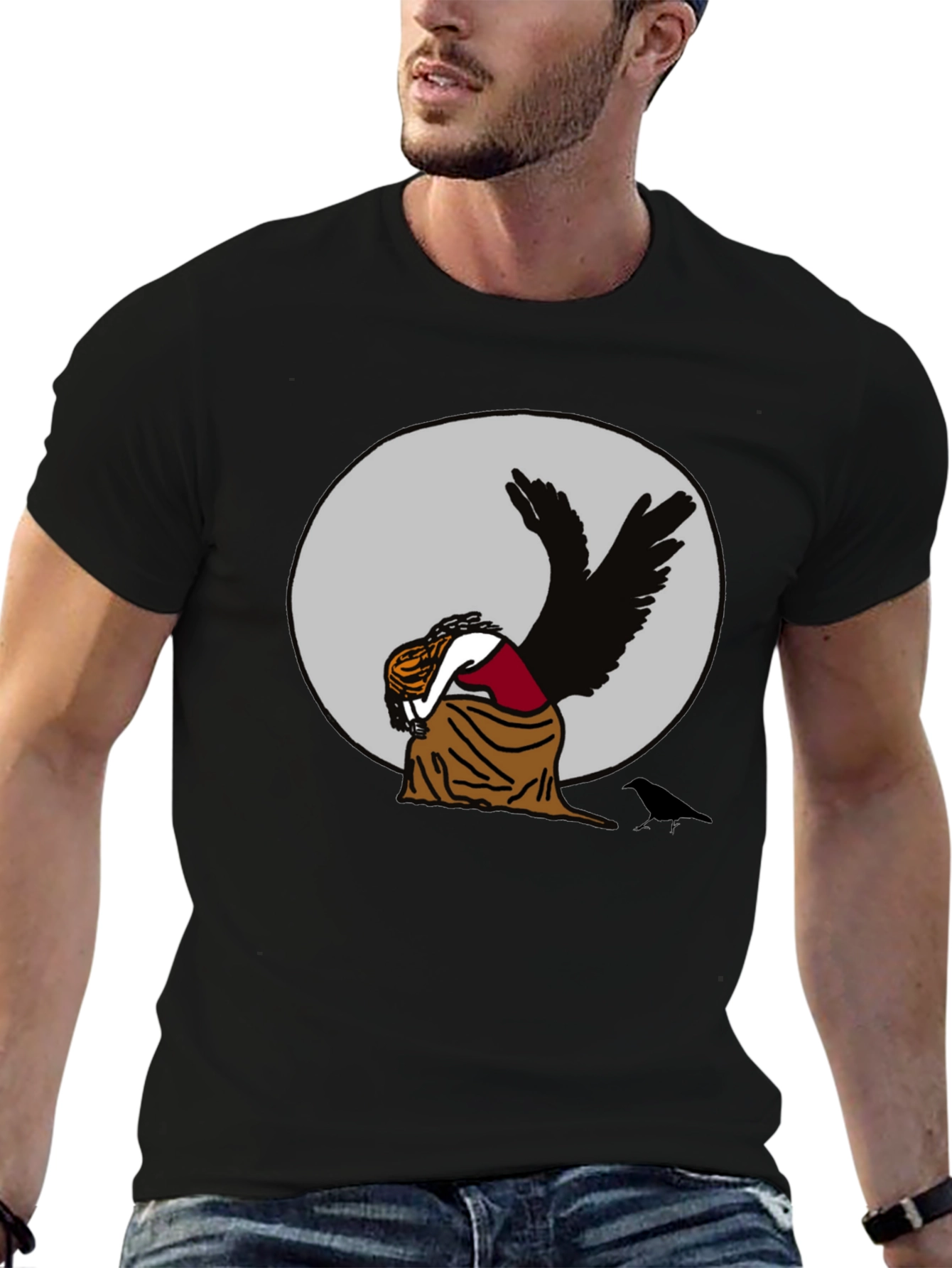 Ravens Embrace T-Shirt - Unique Graphic Tee