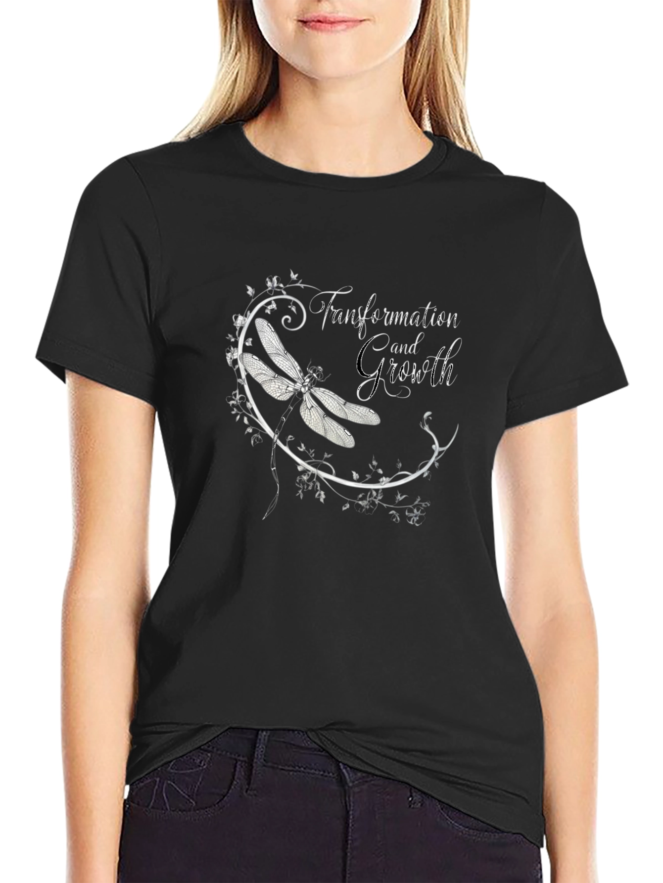 Dragonfly Transformation Growth T-Shirt