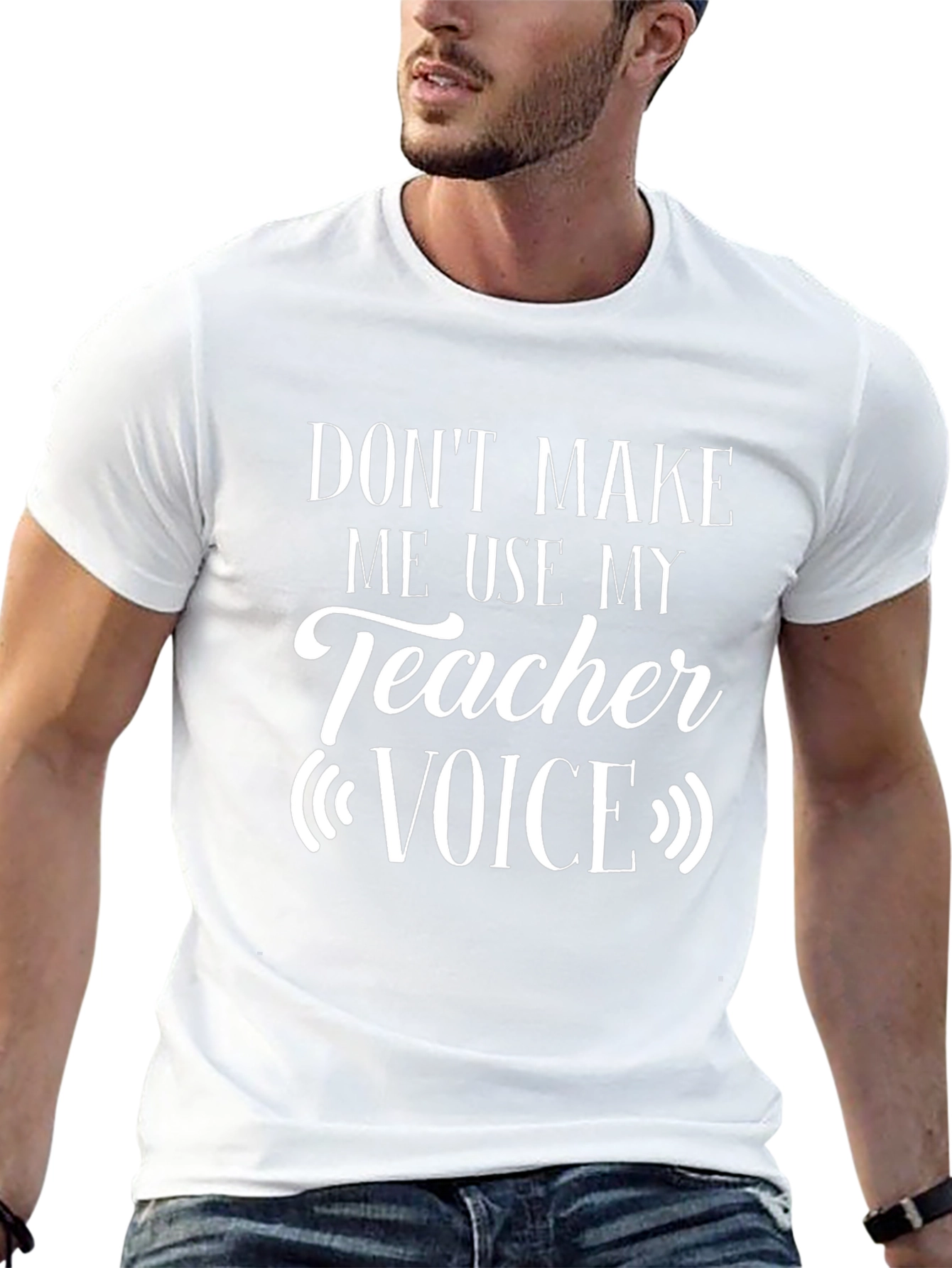 Teacher Voice T-Shirt - Funny School Apparel