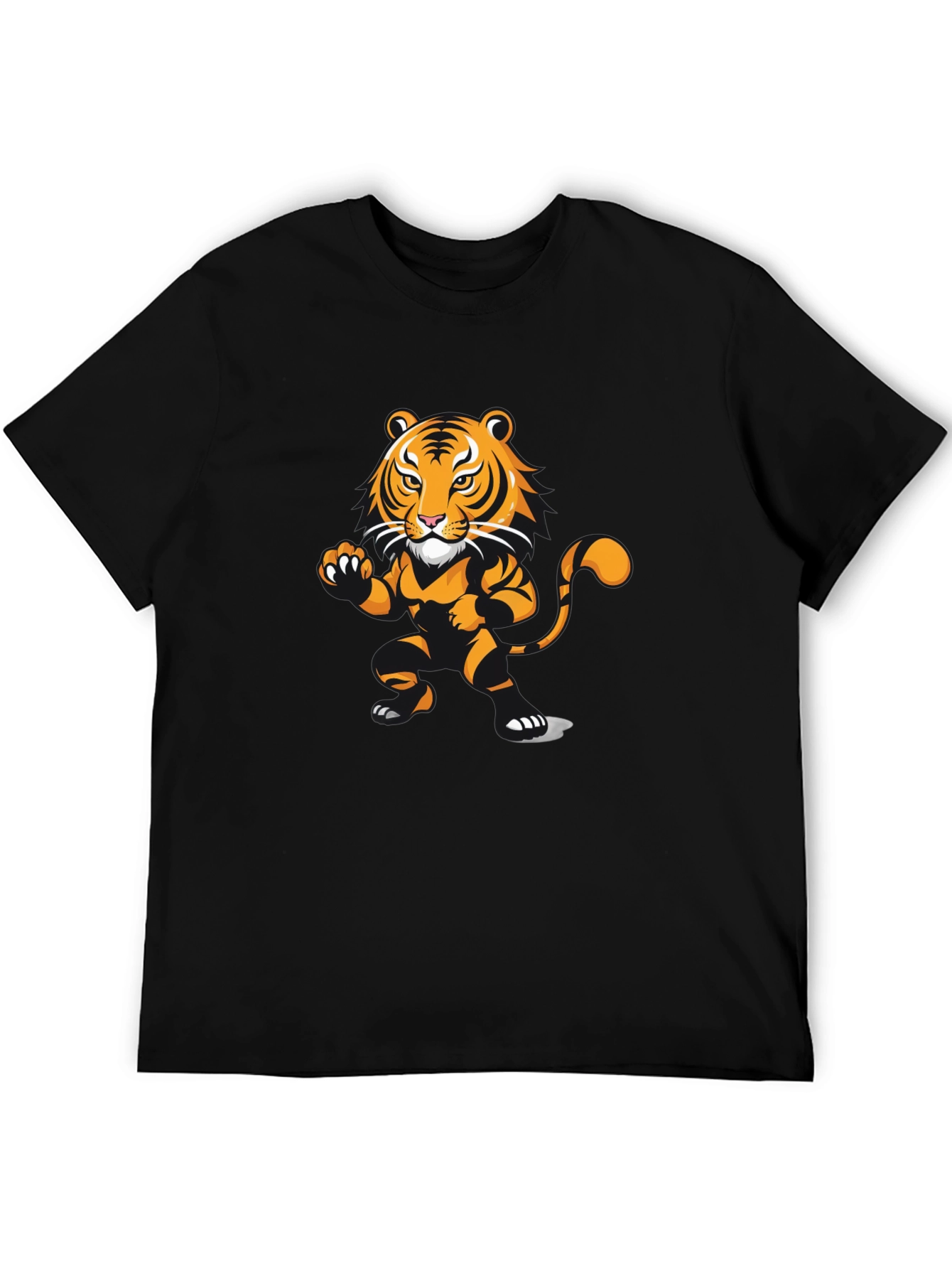 Tiger Graphic Tee - Stylish Animal Print T-Shirt