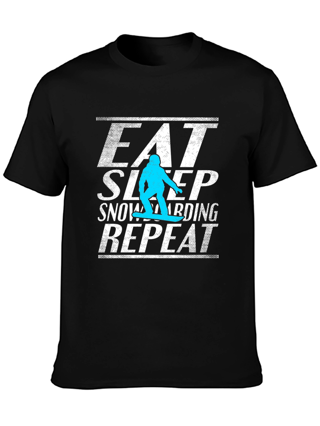 Eat Sleep Snowboarding Repeat Graphic Tee