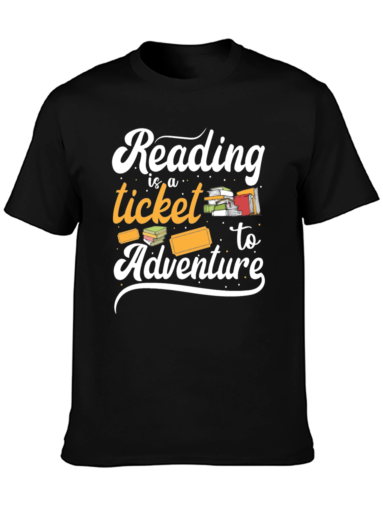 Reading is a Ticket to Adventure Graphic Tee