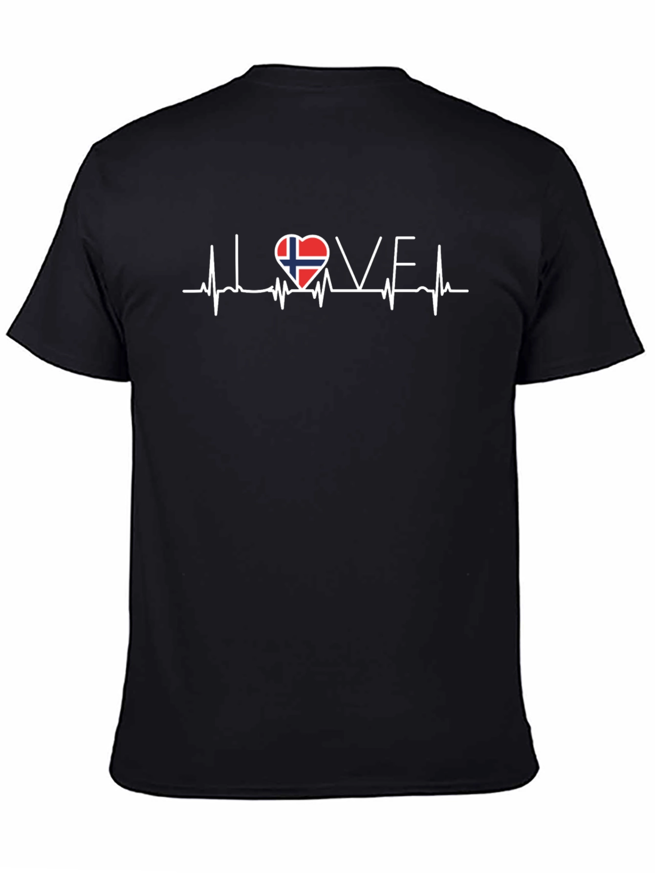 Norway Love Heartbeat T-Shirt