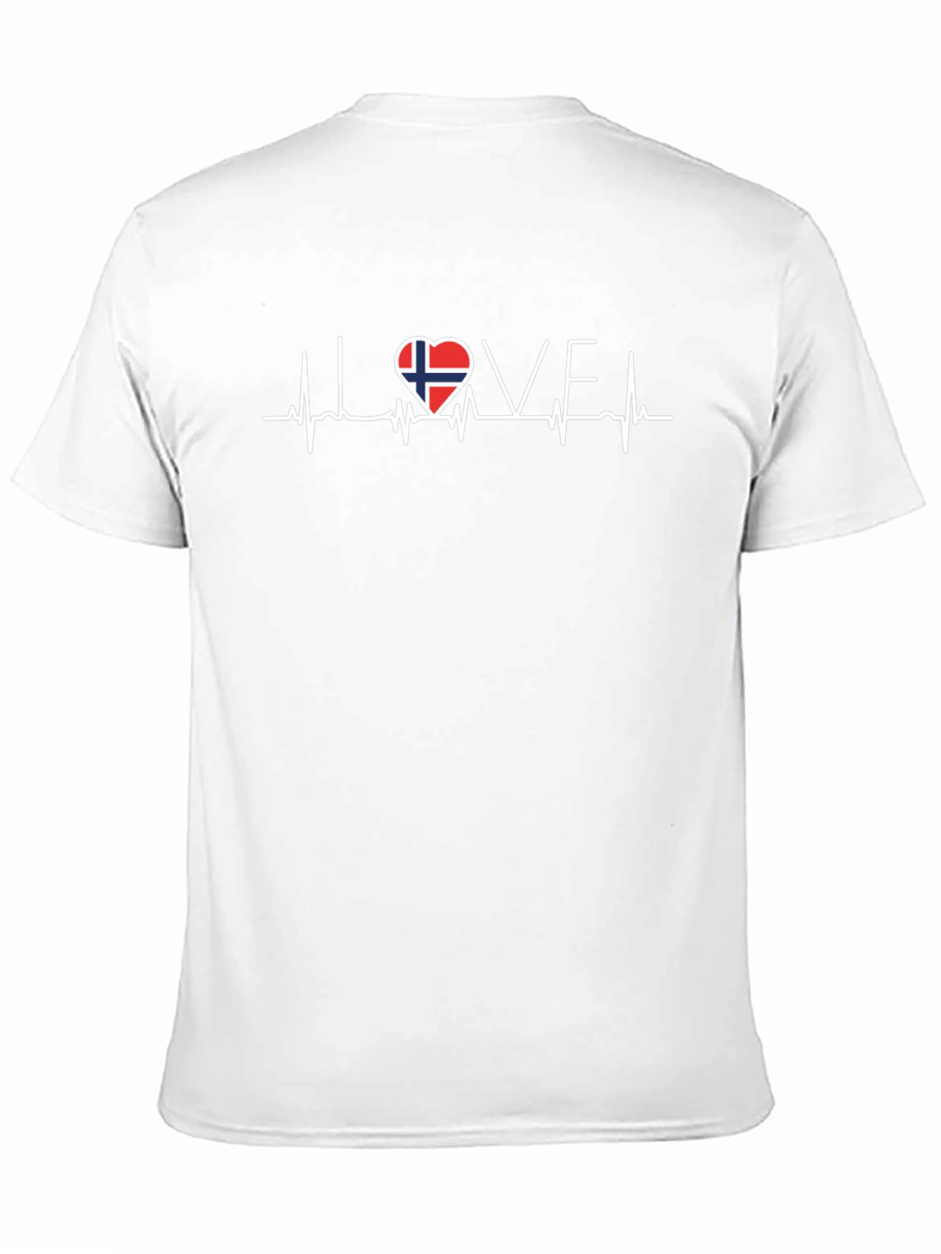 Norway Love Heartbeat T-Shirt