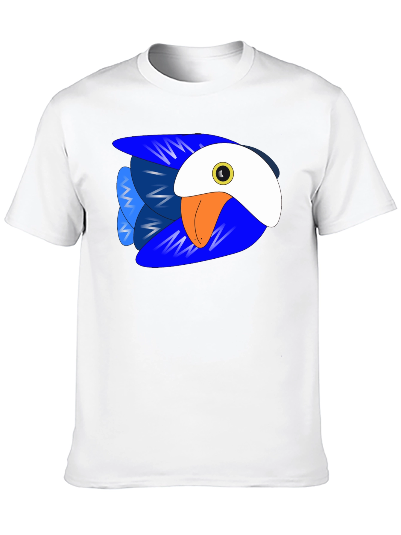 Bold Blue Bird Graphic Tee