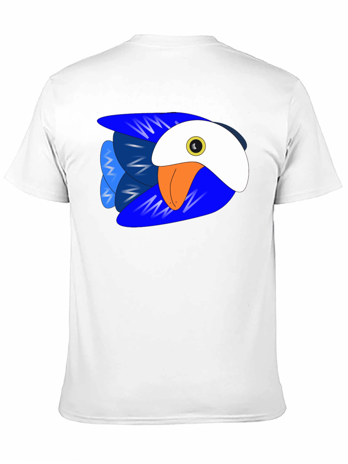 Bold Blue Bird Graphic Tee