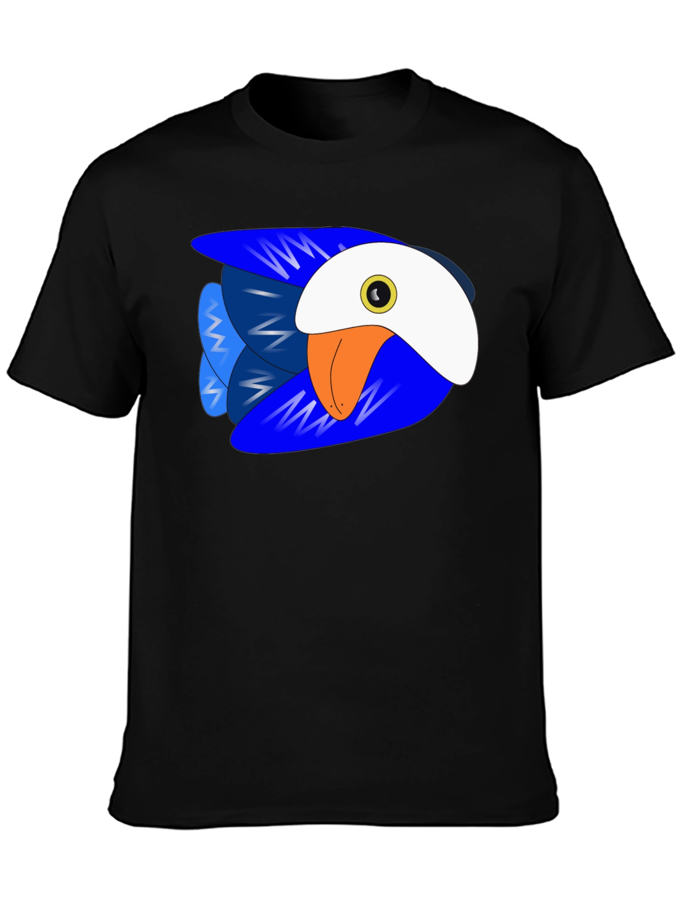 Bold Blue Bird Graphic Tee