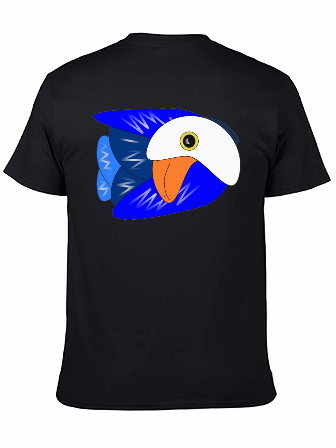 Bold Blue Bird Graphic Tee