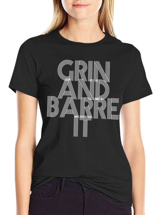 Grin and Barre It Black T-Shirt